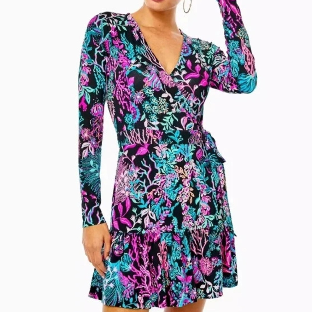 NEW Lilly Pulitzer Mysha Wrap Dress - Sz XL